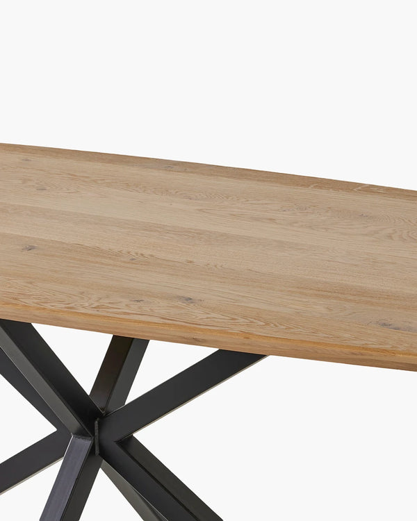 Ovale eettafel - eik van William Winston, foto 4 van 7