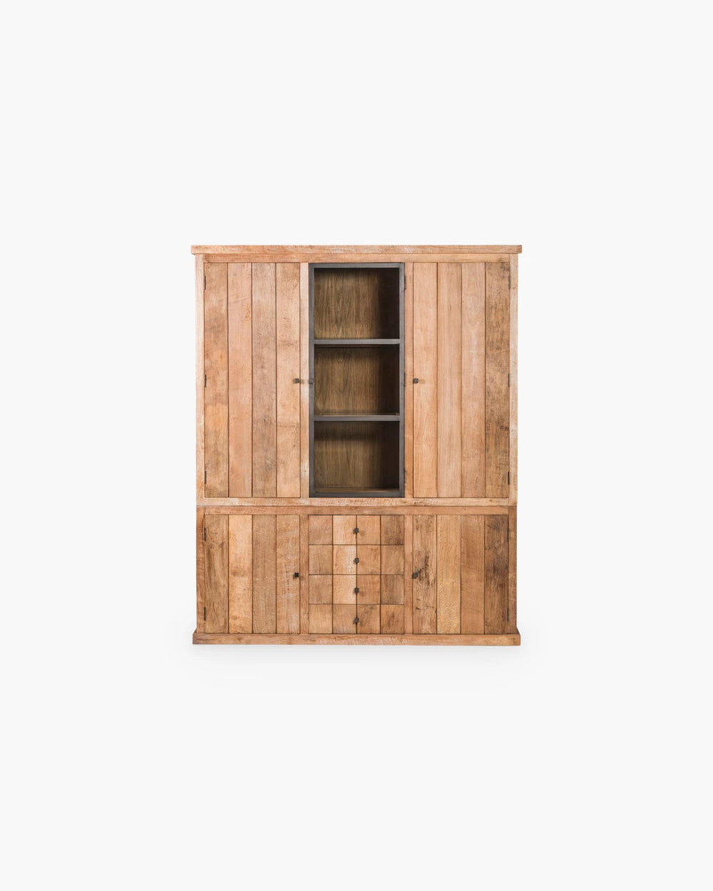 Vitrinekast teak hout