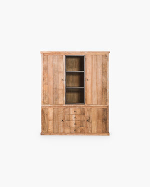 Vitrinekast teak hout