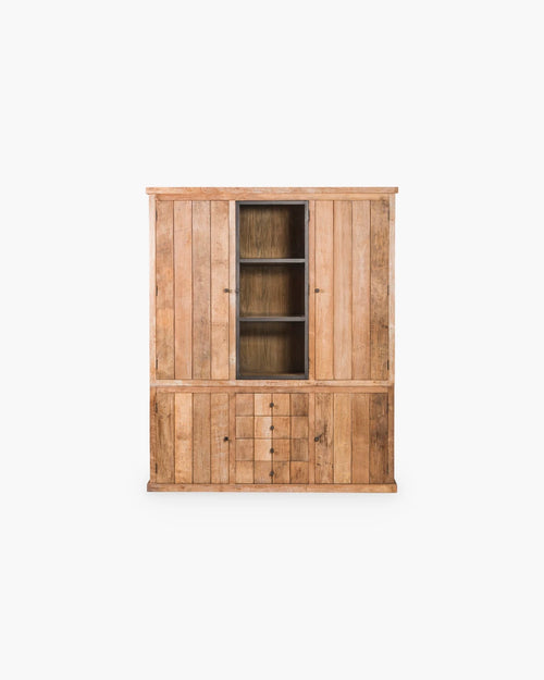 Vitrinekast teak hout