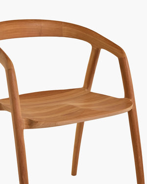 Houten armstoel, foto 4 van 5