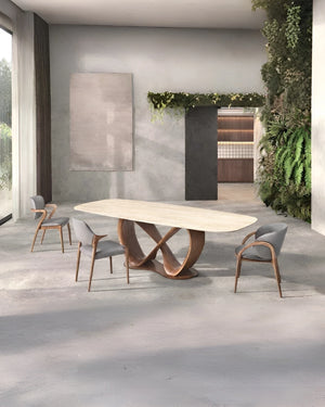 Ovale eettafel 260x108 cm, foto 2 van 3
