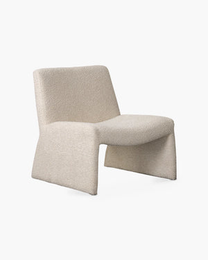 Fauteuil van Lifestyle in ecru bouclé