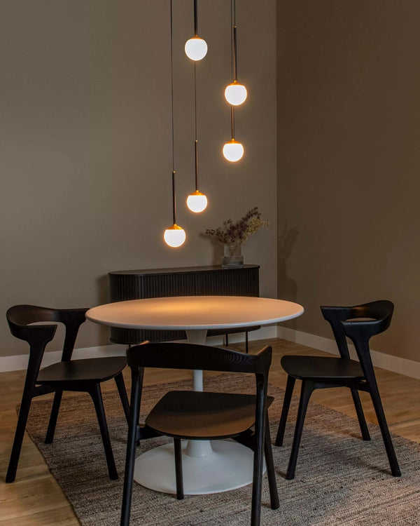 Hanglamp Calina met 5 pendels van Lucide, foto 3 van 6