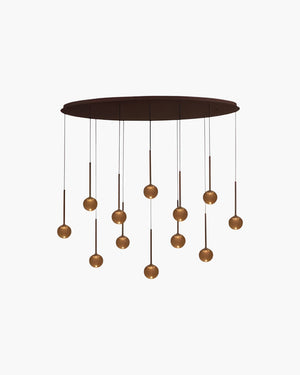 Hanglamp Calina met 12 pendels van Lucide