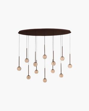 Hanglamp Calina met 12 pendels van Lucide, foto 2 van 4