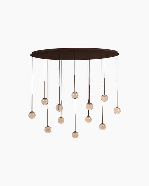 Hanglamp Calina met 12 pendels van Lucide, foto 2 van 4