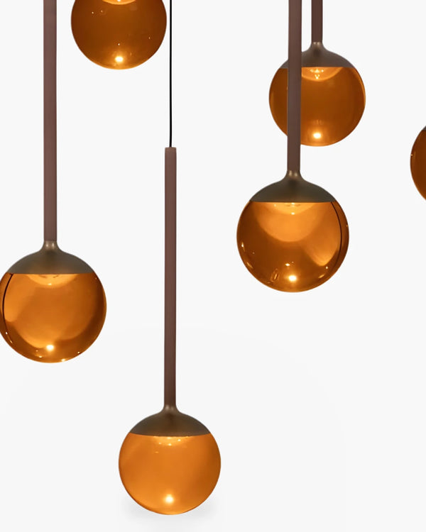 Hanglamp Calina met 12 pendels van Lucide, foto 4 van 4