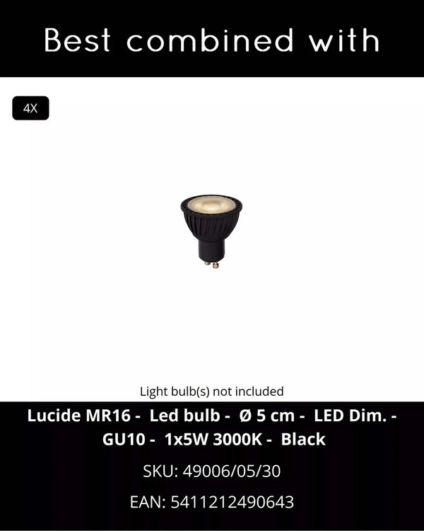 Plafondlamp Clubs 4 spots van Lucide, foto 6 van 12