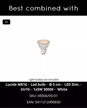 Plafondlamp Clubs 4 spots van Lucide, foto 12 van 12
