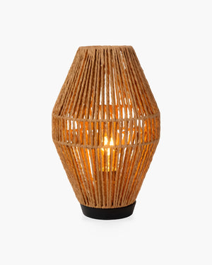 Tafellamp Cordulle van Lucide in rotan