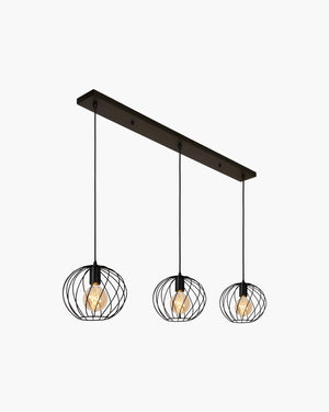 Hanglamp Danza met 3 pendels recht van Lucide, foto 8 van 12