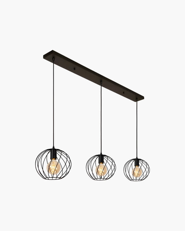 Hanglamp Danza met 3 pendels recht van Lucide, foto 8 van 12