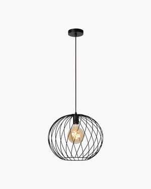 Hanglamp Danza 40 cm van Lucide in zwart