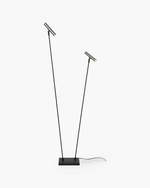 Vloerlamp Duarte met 2 spots van Lucide, foto 2 van 3