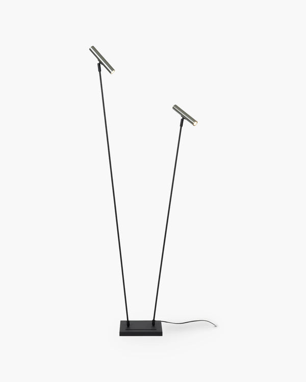 Vloerlamp Duarte met 2 spots van Lucide, foto 2 van 3