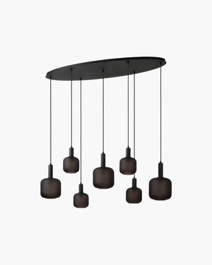 Hanglamp Eloise met 7 pendels van Lucide, foto 2 van 6