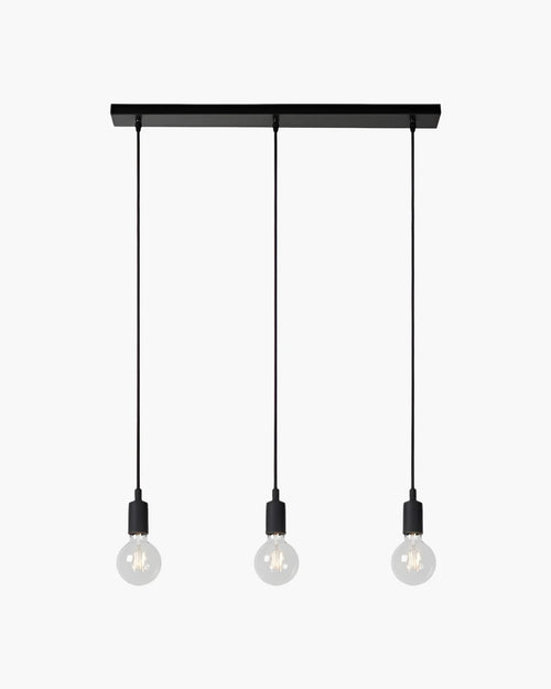 Hanglamp Fix van Lucide in zwart
