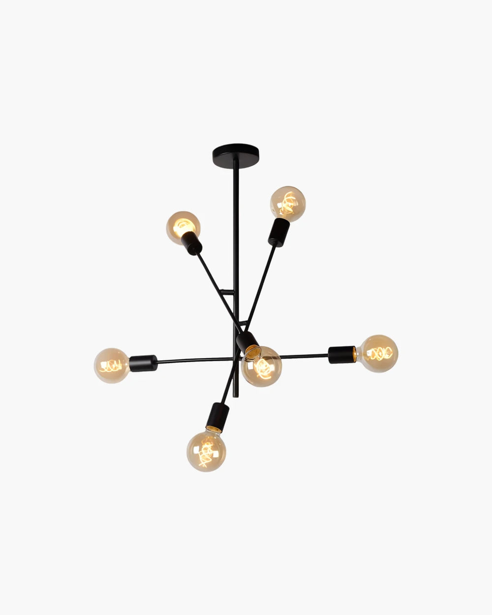 Hanglamp Lesley van Lucide in zwart metaal