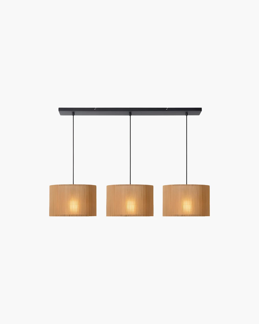 Hanglamp Magius van Lucide in naturel bamboe