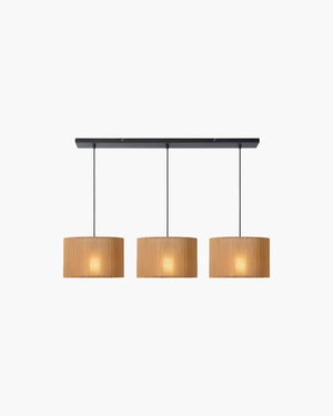 Hanglamp Magius van Lucide in naturel bamboe