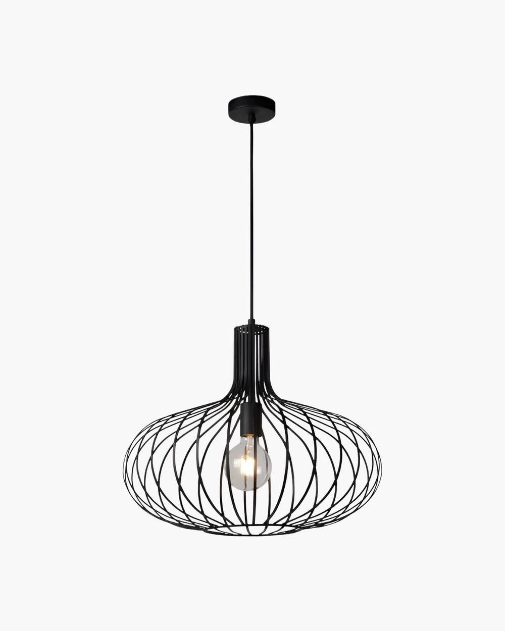 Hanglamp Manuela van Lucide in zwart metaal