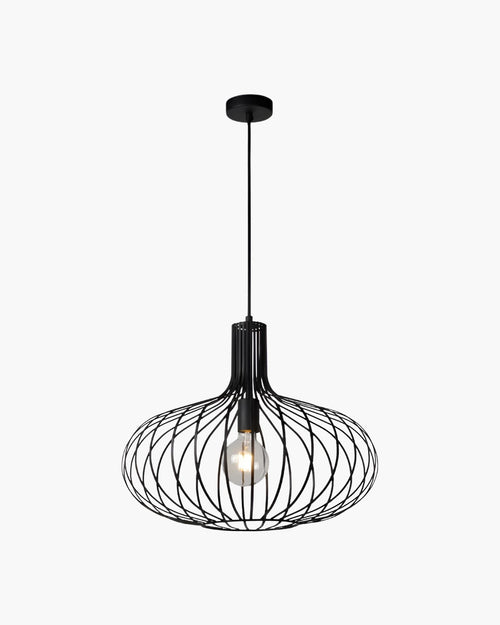Hanglamp Manuela van Lucide in zwart metaal