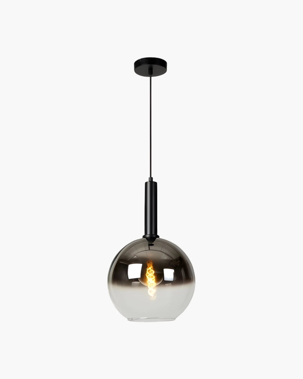 Hanglamp Marius van Lucide in zwart glas