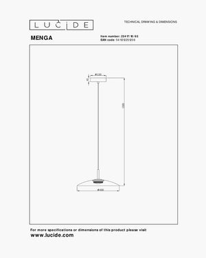 Hanglamp Menga 40 cm van Lucide, foto 7 van 19