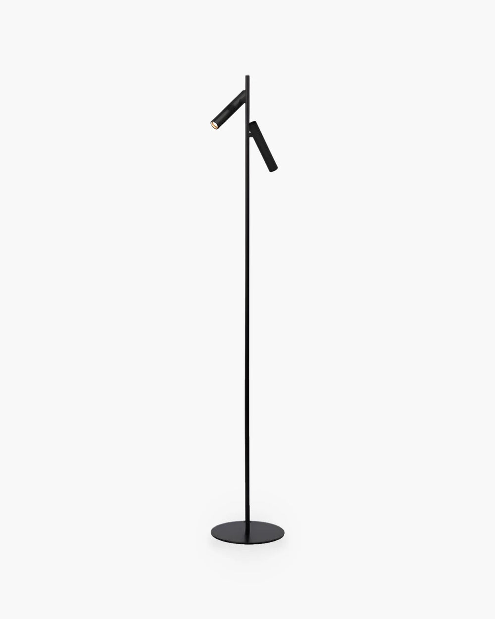 Staanlamp Philon met 2 spots van Lucide in zwart