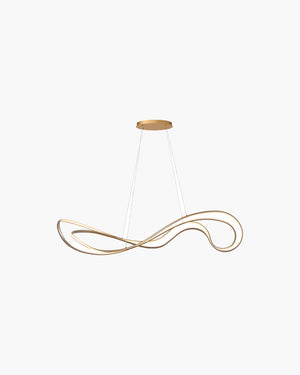 Hanglamp Sardana ovaal van Lucide in messing