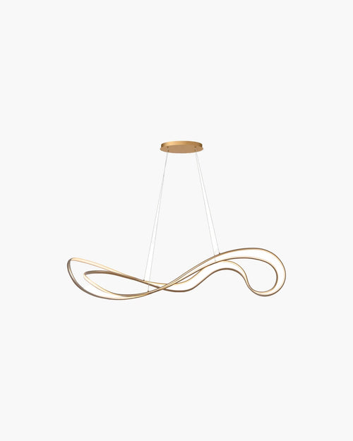 Hanglamp Sardana ovaal van Lucide in messing