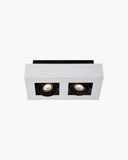 Plafondlamp Xirax met 2 GU10 spots van Lucide