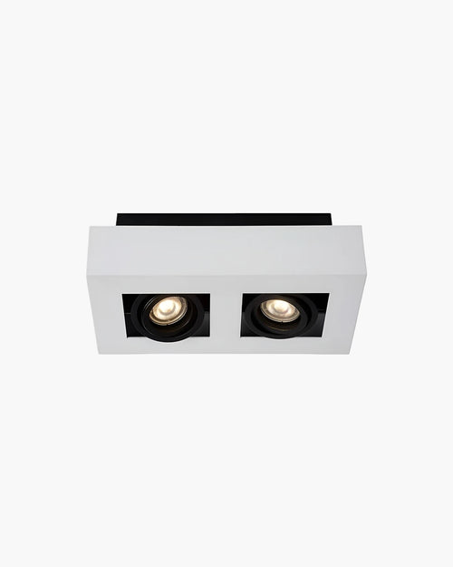Plafondlamp Xirax met 2 GU10 spots van Lucide