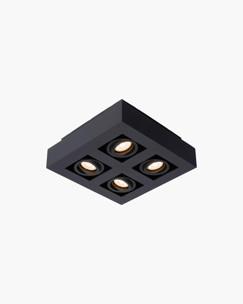 Plafondlamp Xirax met 4 GU10 spots van Lucide, foto 3 van 5