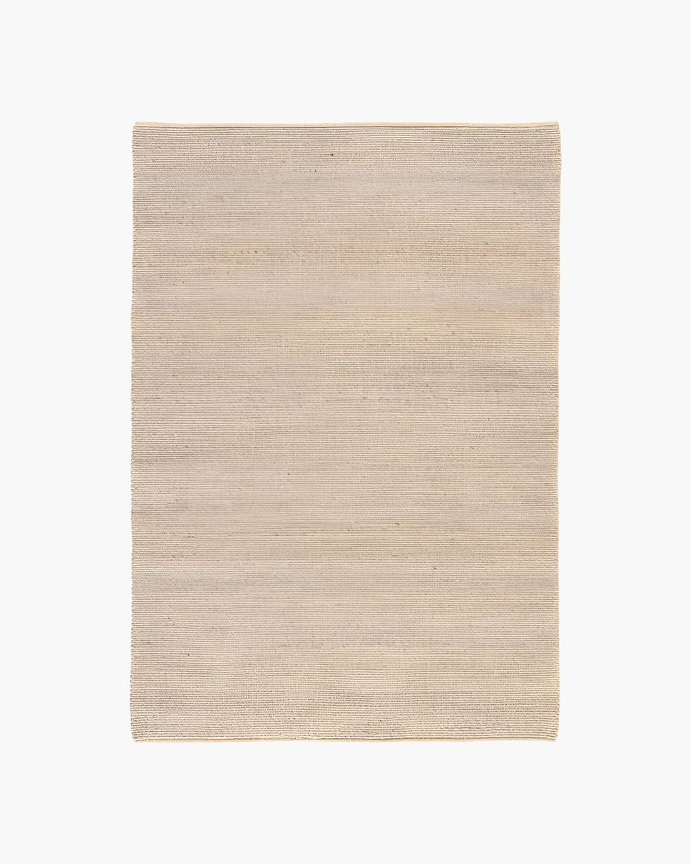 Rechthoekig tapijt vlakgeweven in beige