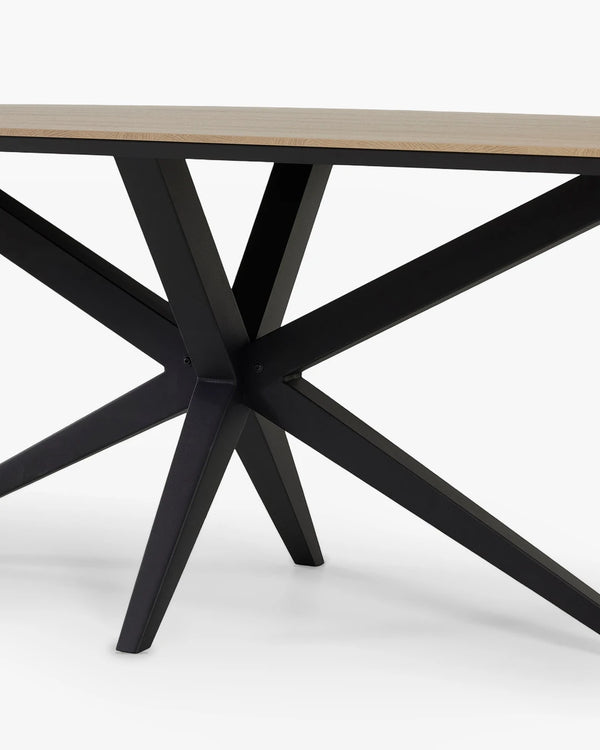 Ovale eettafel 250x128 cm, foto 3 van 6