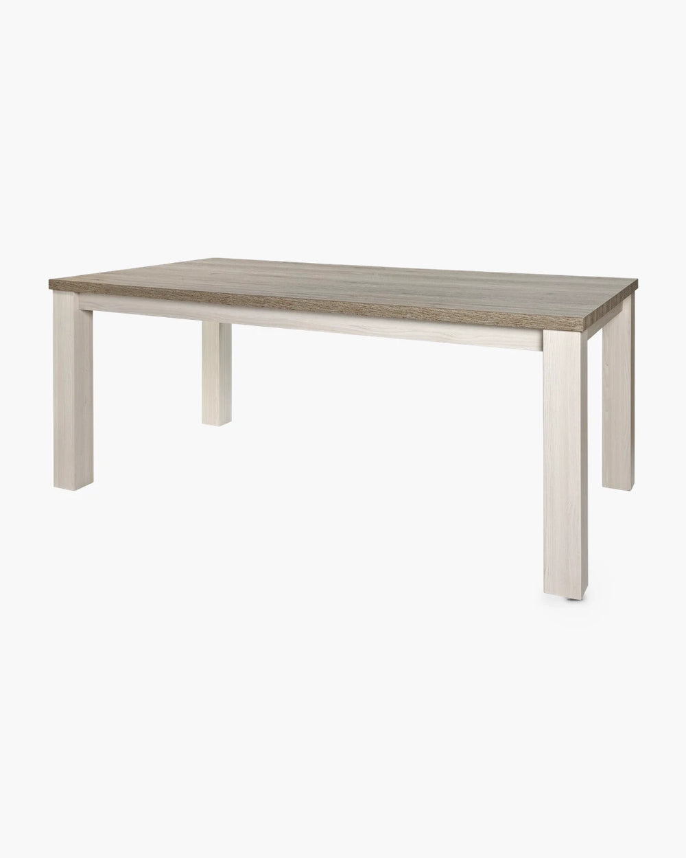 Landelijke eettafel rechte poot