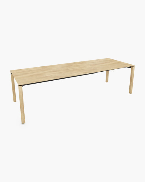 Uitschuifbare eettafel Float van Mobitec in hout