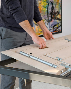 Uitschuifbare eettafel Float van Mobitec, foto 6 van 6