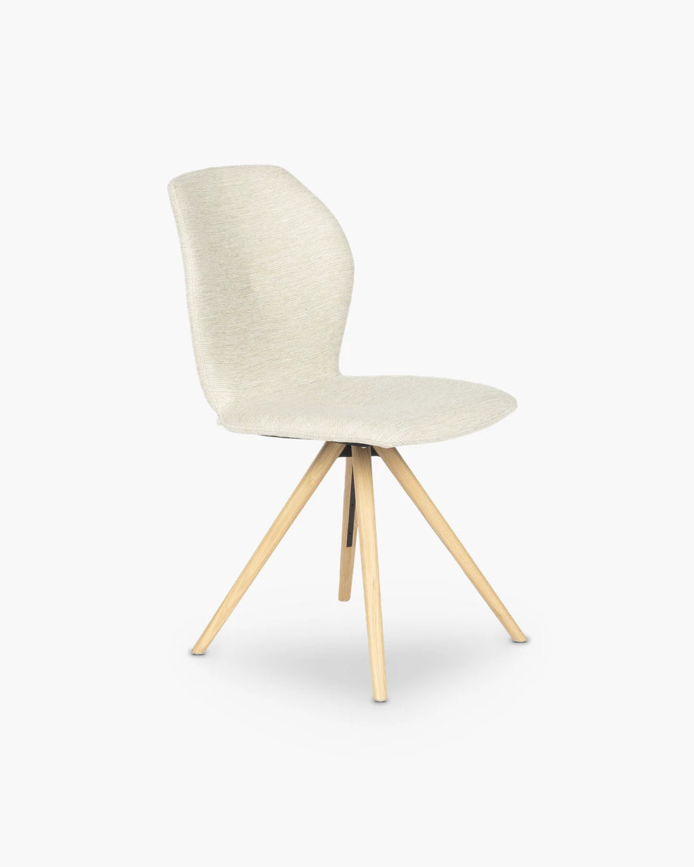Eetkamerstoel Mood houten poten van Mobitec in beige