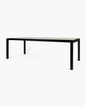 Uitschuifbare eettafel in keramiek