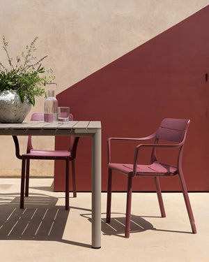 Tuinstoel Cassia met arm - borgogna van Nardi