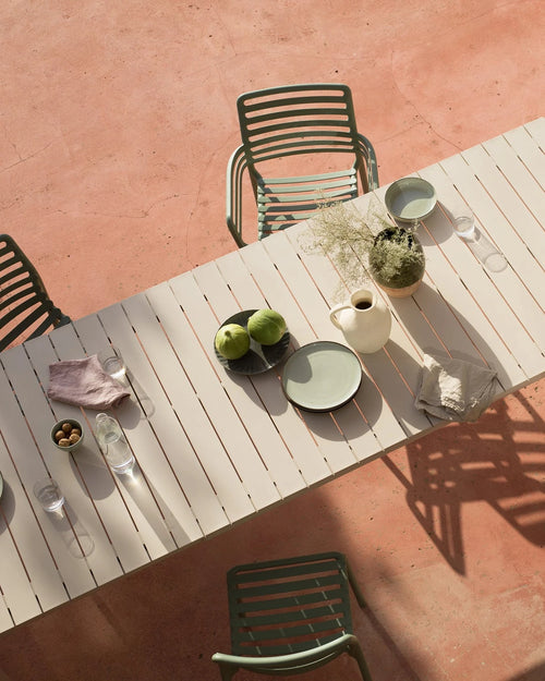 Verlengbare tuintafel Tevere van Nardi in kunststof