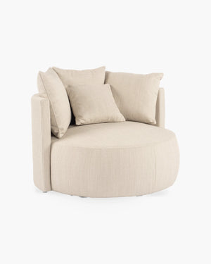 Tuinfauteuil Happy van Passe Partout in beige stof