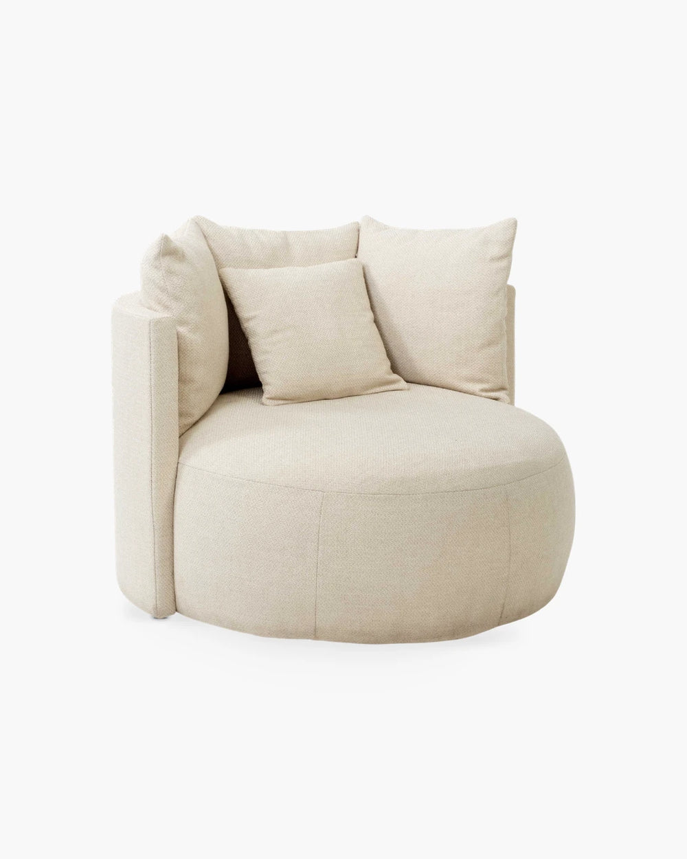 Loungezetel Pastille - ecru van Passe Partout in stof