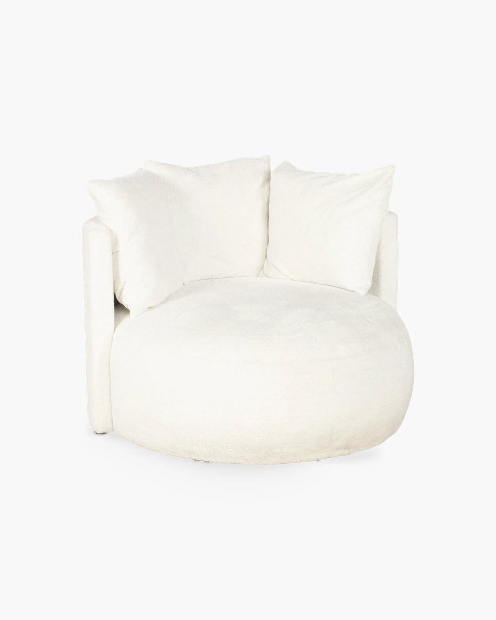 Loungezetel Pastille - wit van Passe Partout in stof
