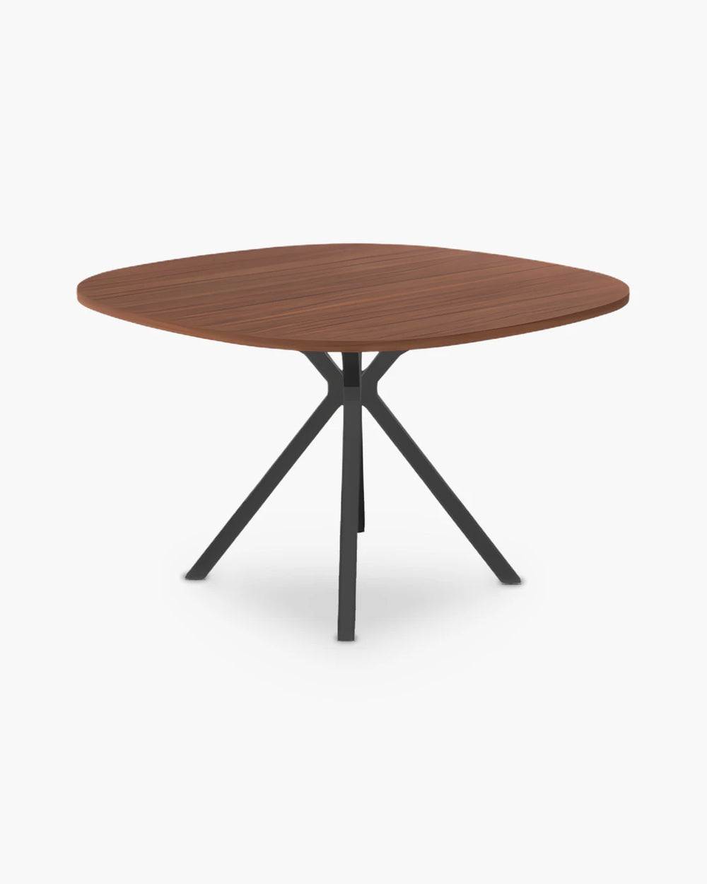 Eettafel 120 cm cirkant in melamine