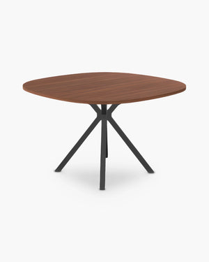 Eettafel 120 cm cirkant in melamine