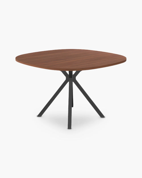 Eettafel 120 cm cirkant in melamine